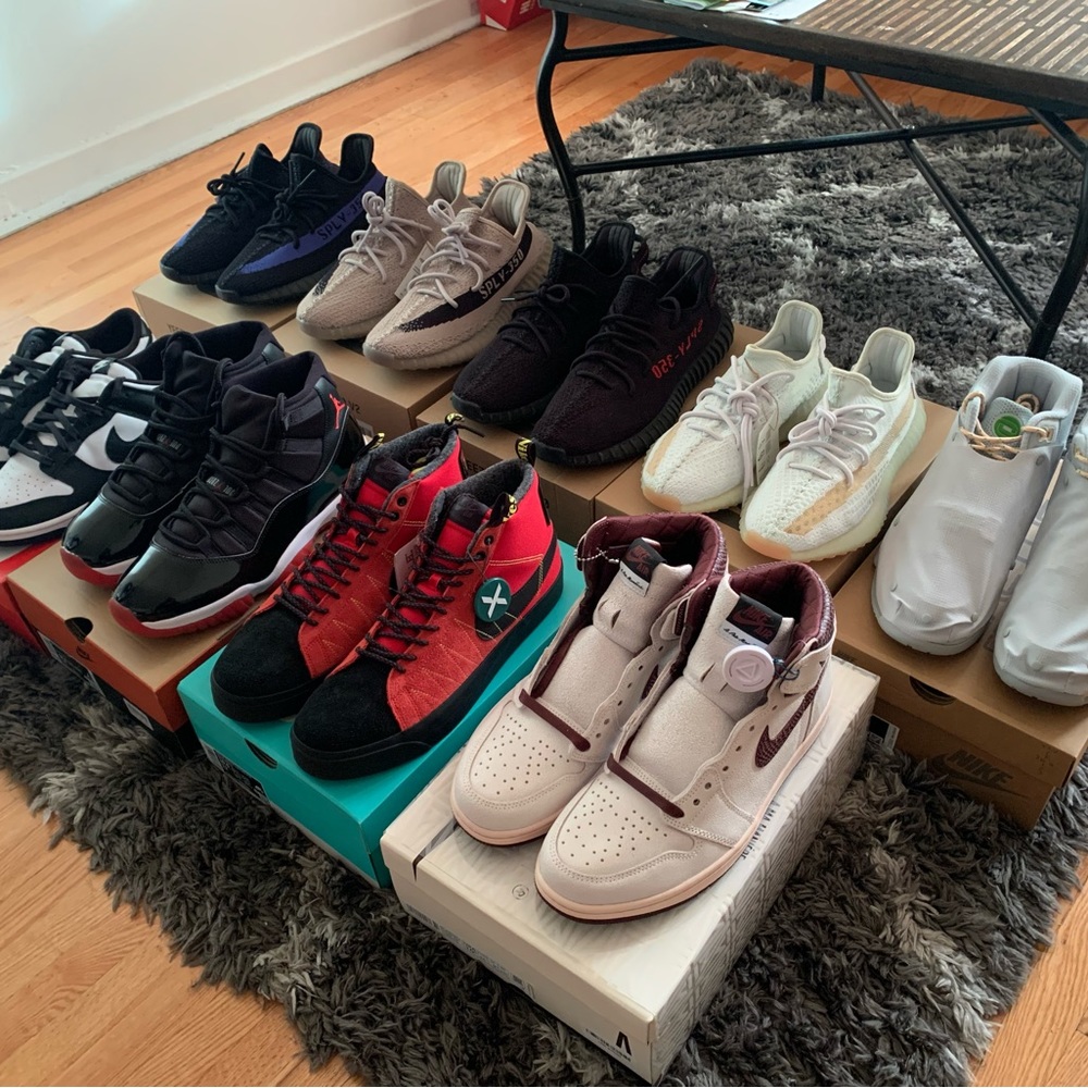 DS Travis Scott Air Trainer Grey Haze size 11